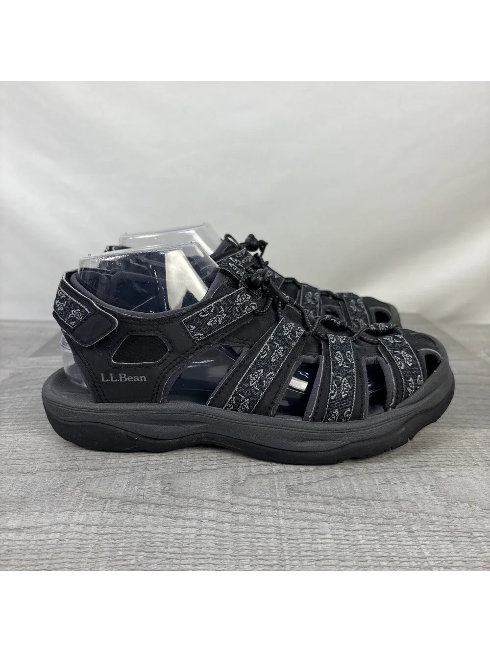 L.L. Bean Women's Sport Trail Sandals Grey Size 7.5 M